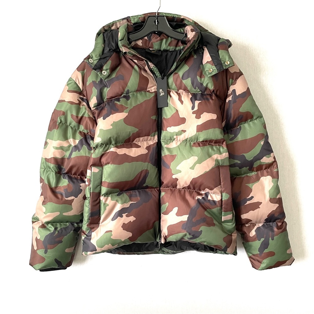 OVO Octobers Very Own Bounce Puffer Coat Jacket in Camo